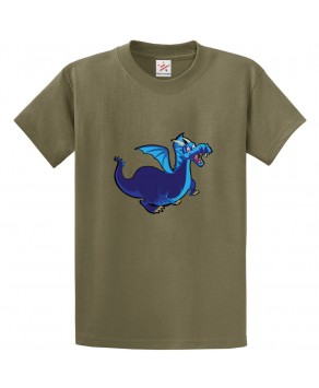 Animated Cartoon Dragon Unisex Kids and Adults T-Shirt